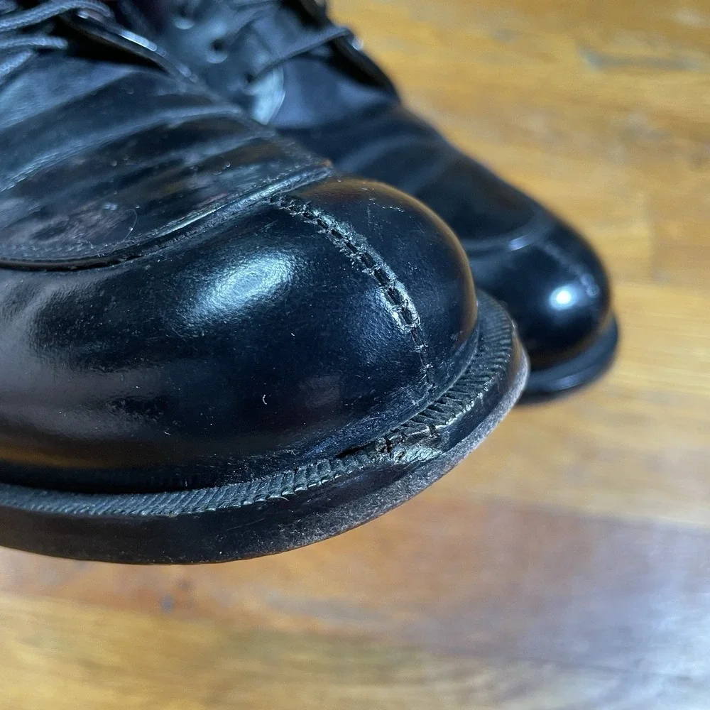 Cole Haan Men Oxford Split Toe Shoes Sz 9 D Black Leather like JM Weston‎